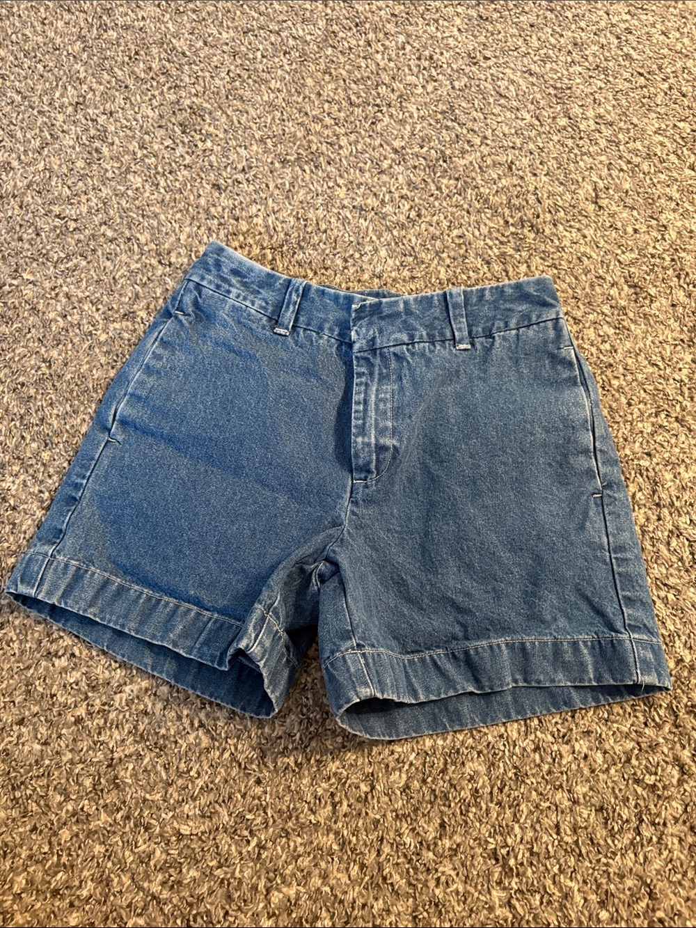GAP Classic Blue High-Waist Denim Shorts